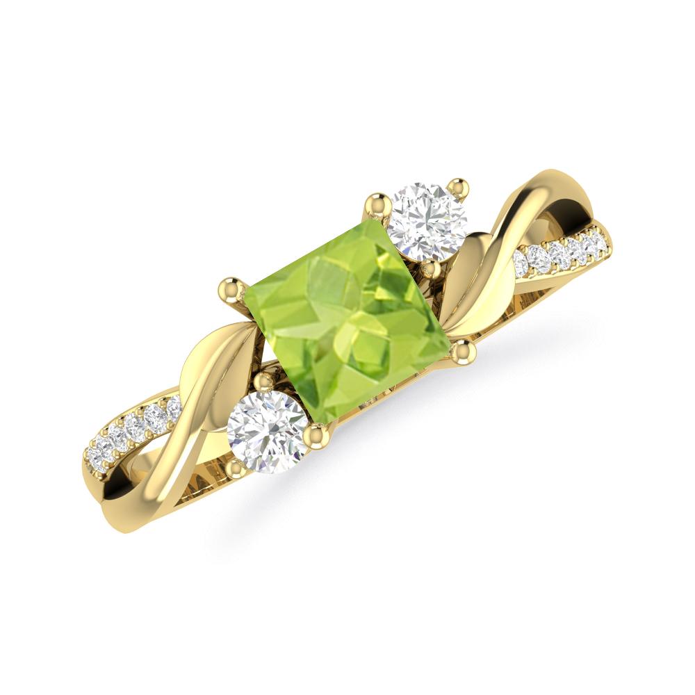 Yellow Gold - Peridot