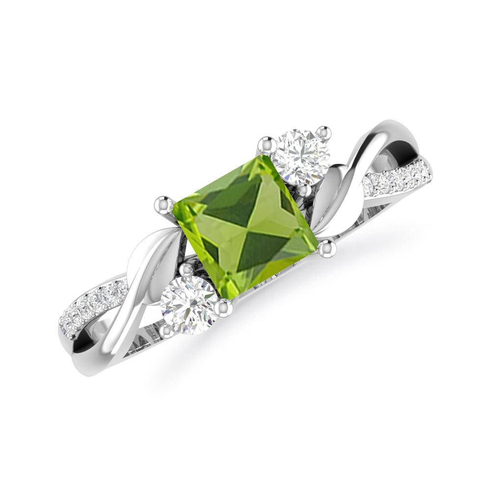 White Gold - Peridot