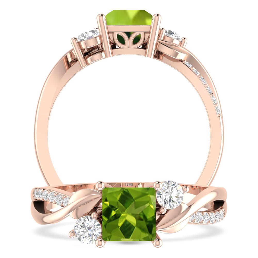 Rose Gold - Peridot