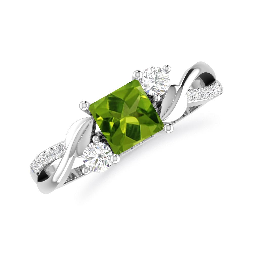 White Gold - Peridot