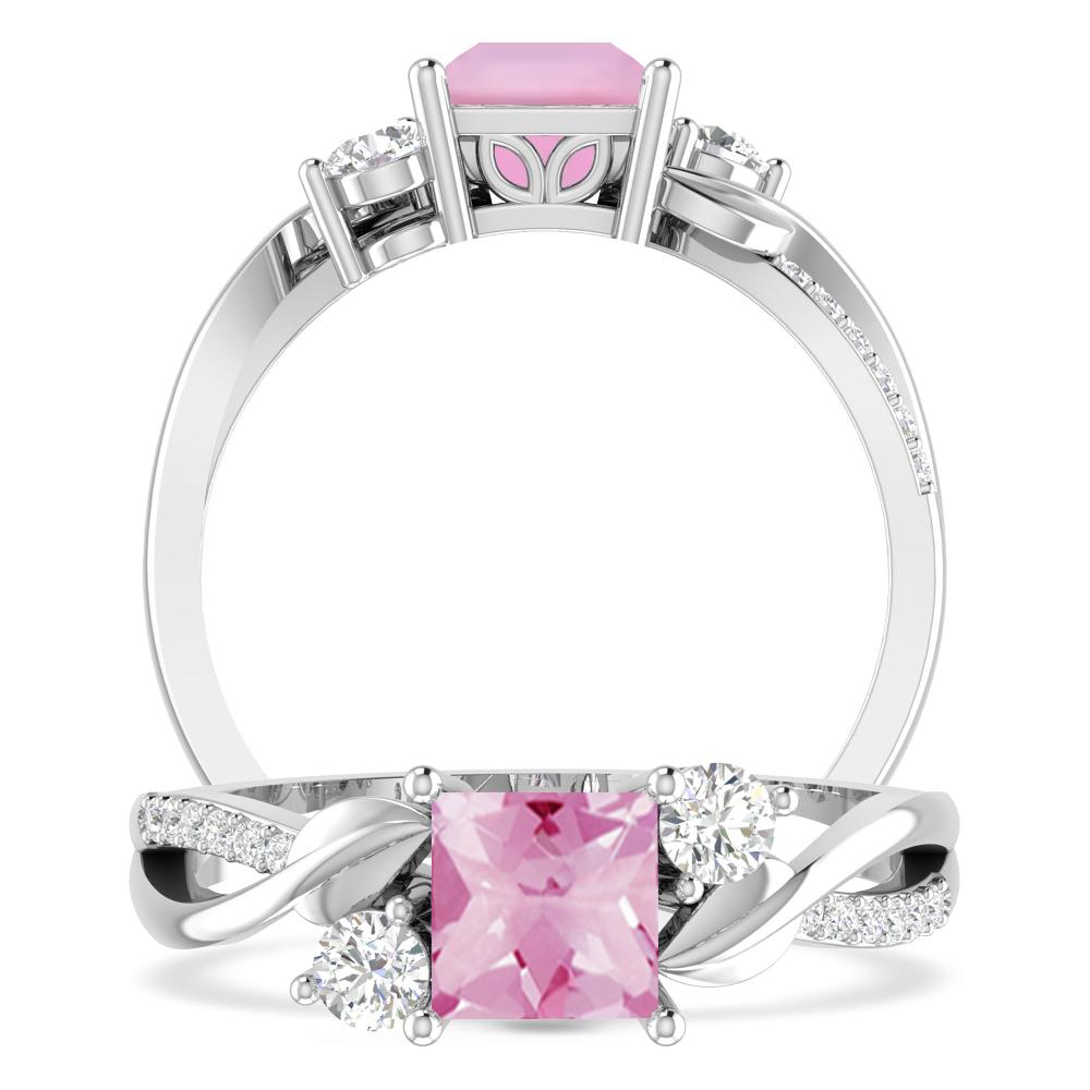 White Gold - Pink Tourmaline