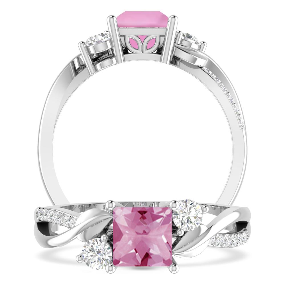 White Gold - Pink Tourmaline