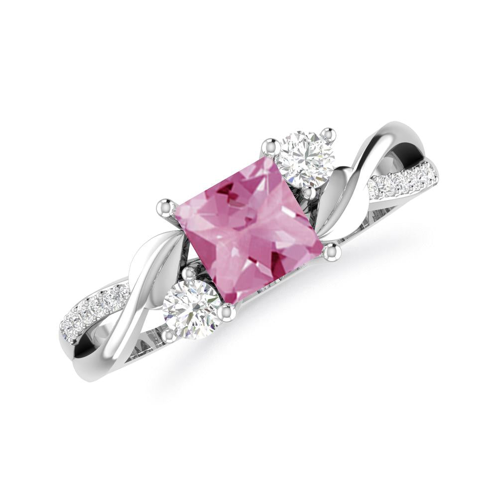 White Gold - Pink Tourmaline