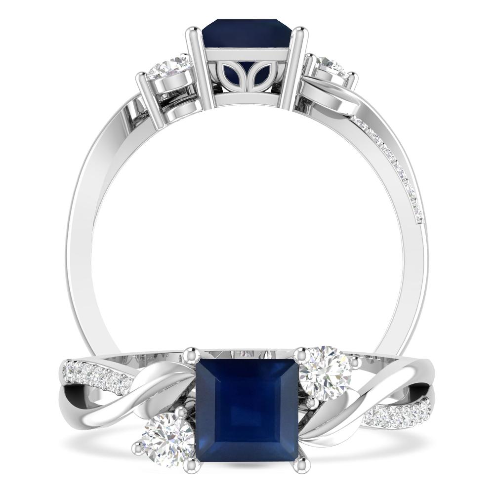 White Gold - Sapphire