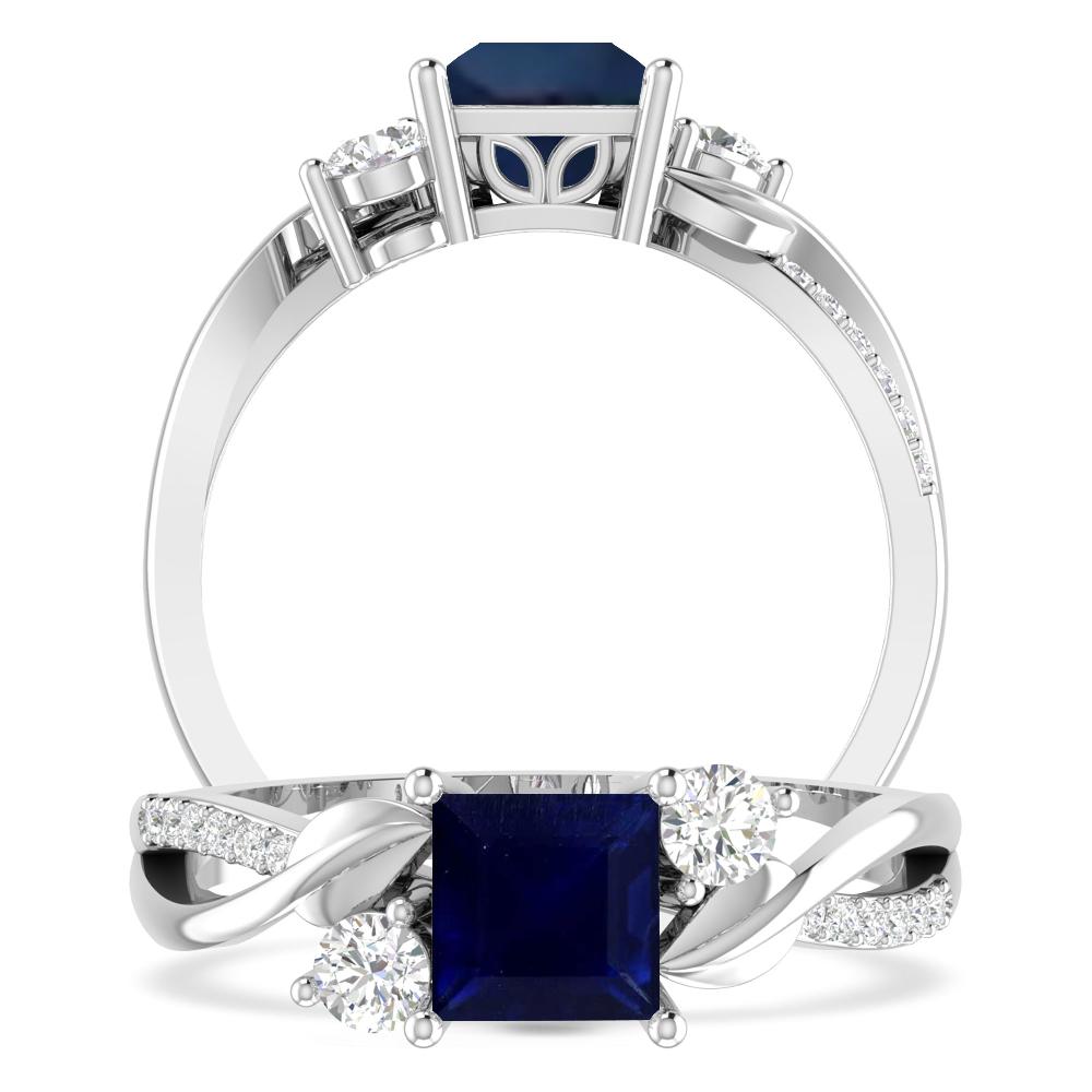 White Gold - Sapphire