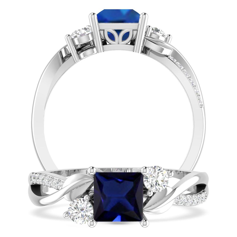 White Gold - Sapphire