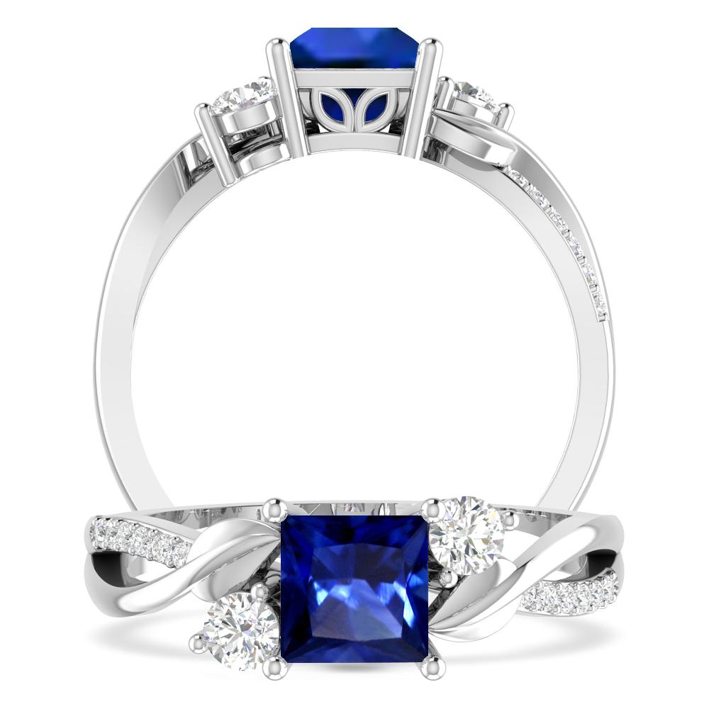 White Gold - Sapphire