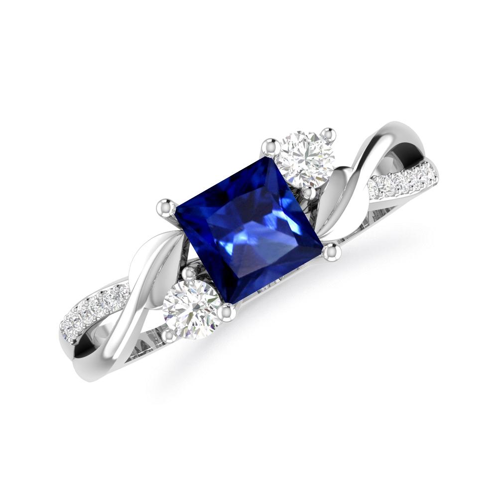 White Gold - Sapphire