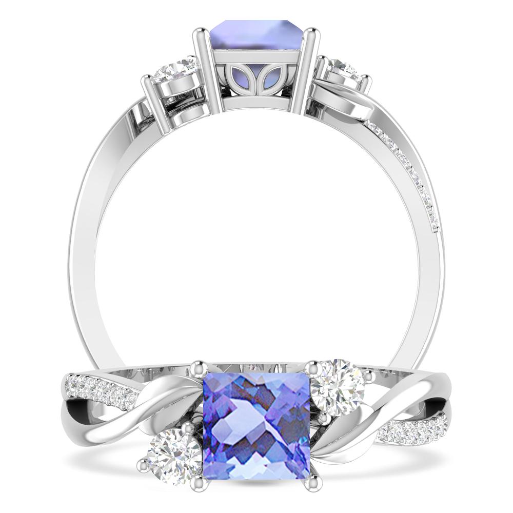 White Gold - Tanzanite