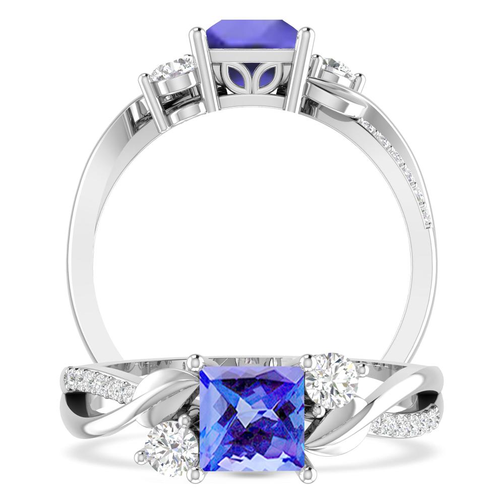 White Gold - Tanzanite