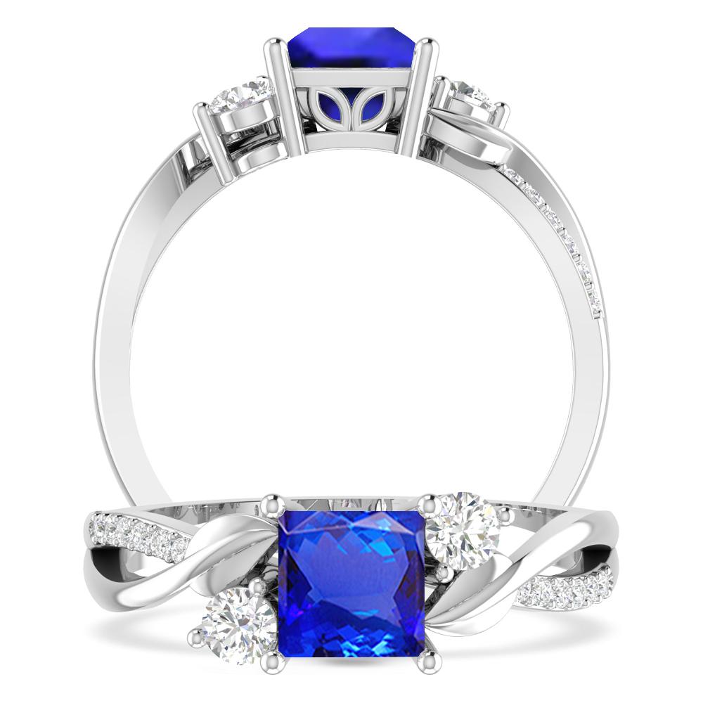 White Gold - Tanzanite