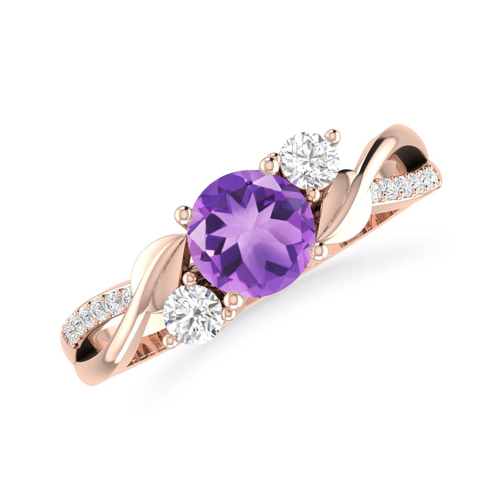 Rose Gold - Amethyst