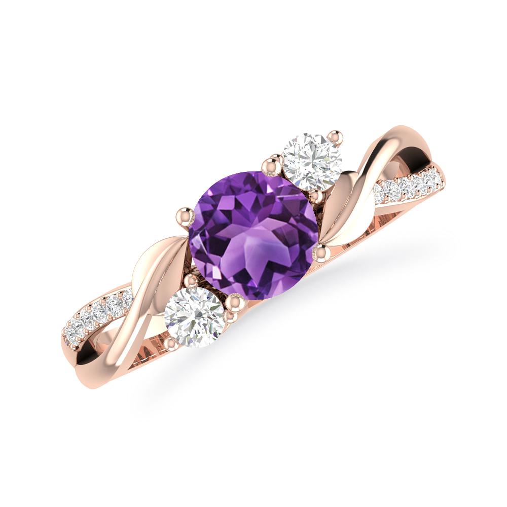 Rose Gold - Amethyst