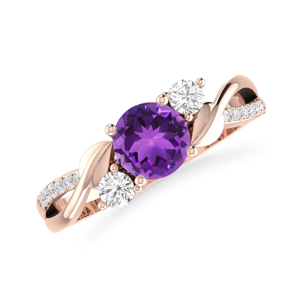 Rose Gold - Amethyst