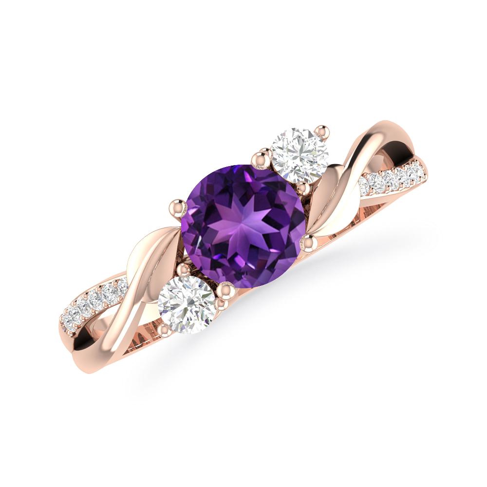 Rose Gold - Amethyst