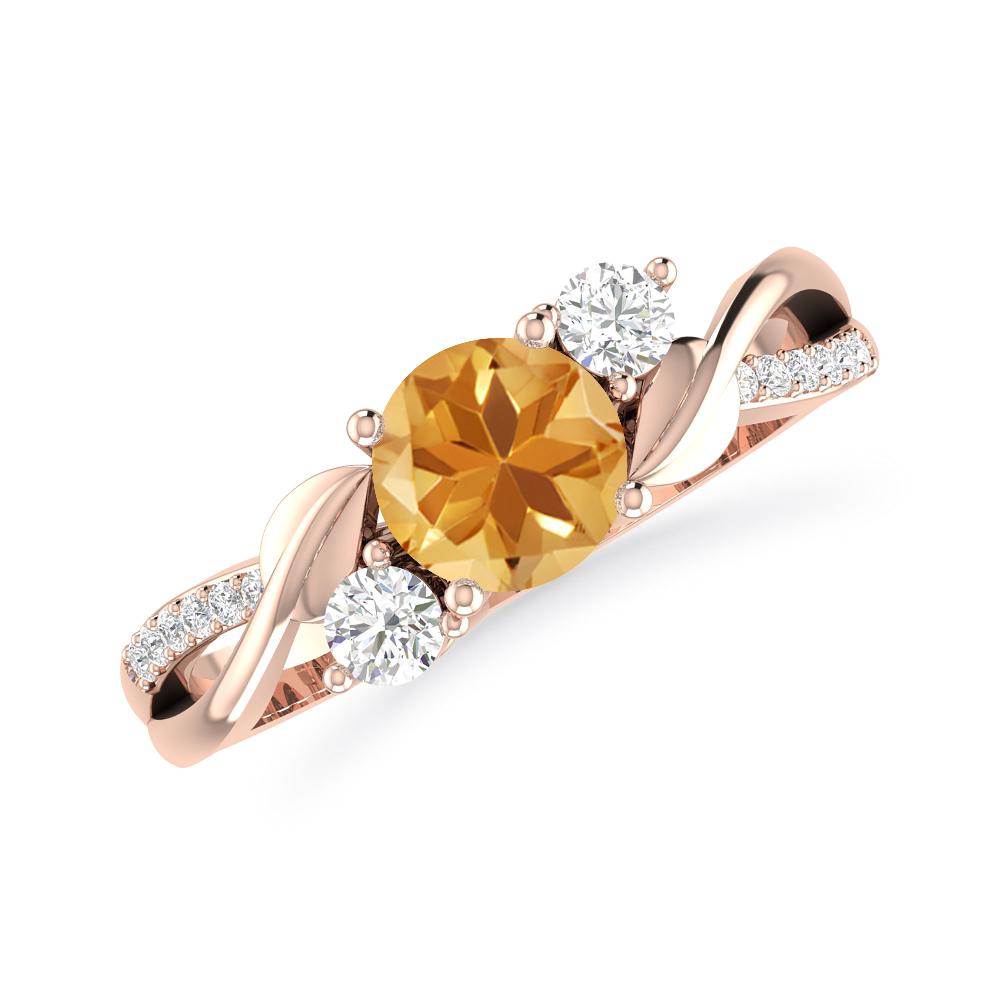 Rose Gold - Citrine