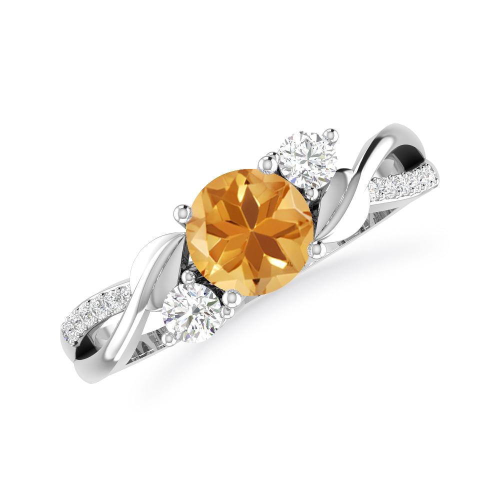 White Gold - Citrine