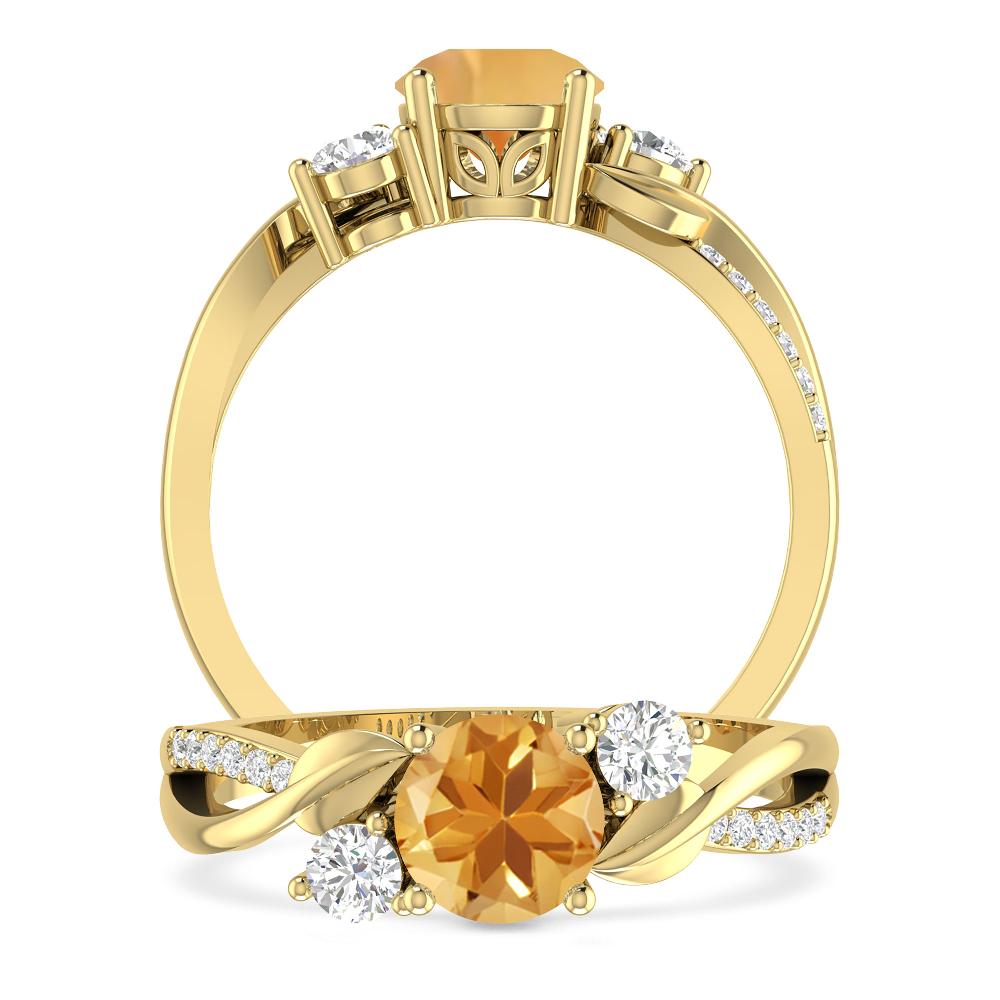 Yellow Gold - Citrine