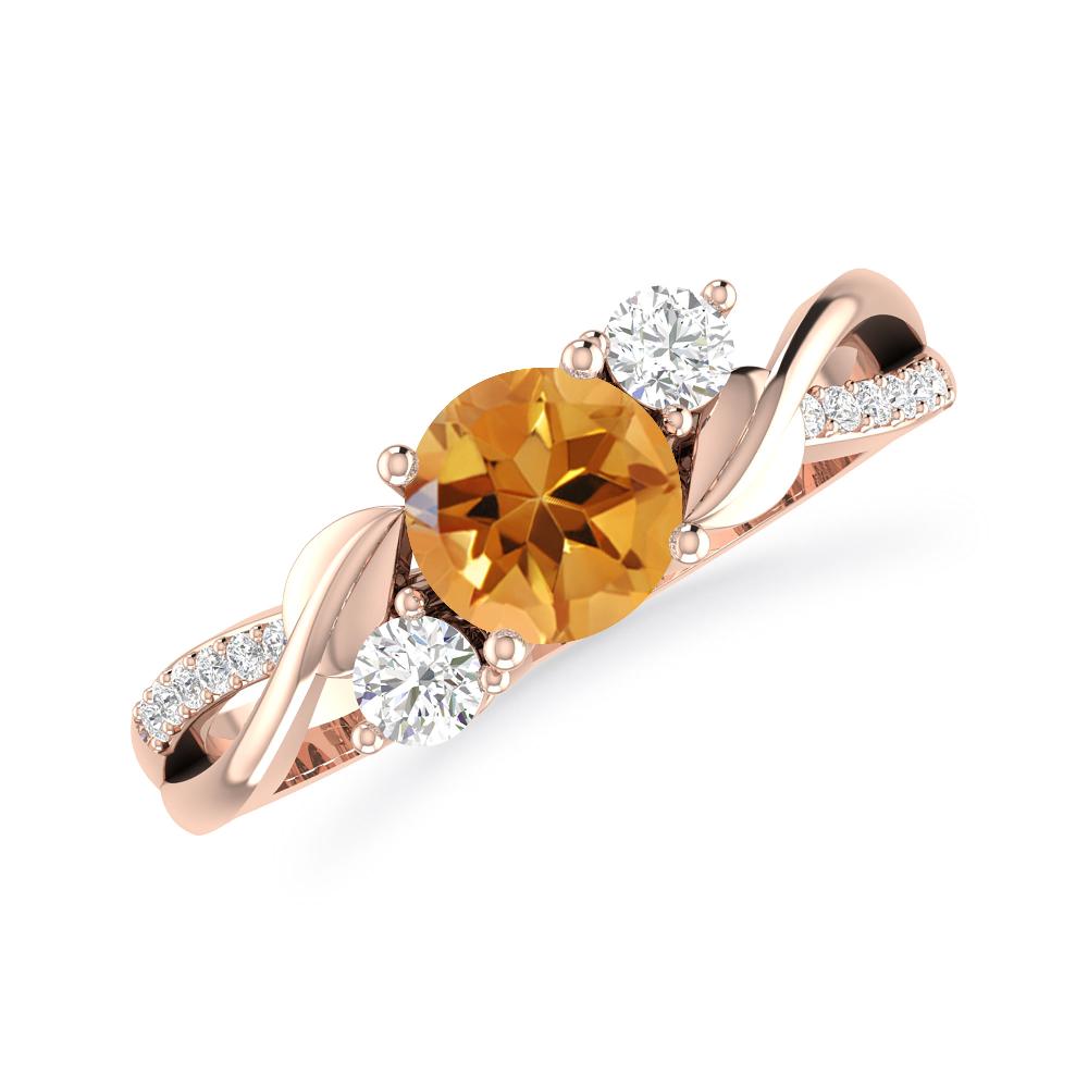 Rose Gold - Citrine