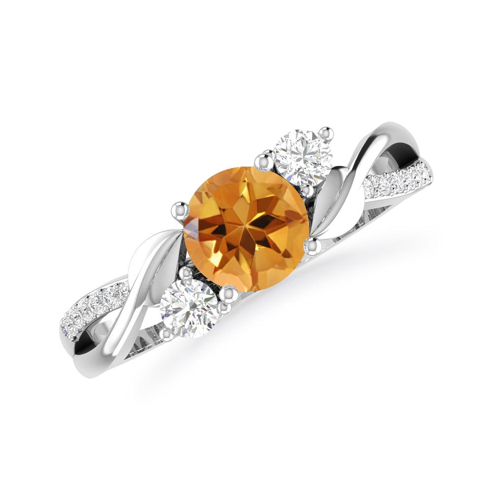 White Gold - Citrine