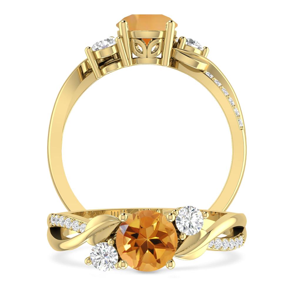 Yellow Gold - Citrine