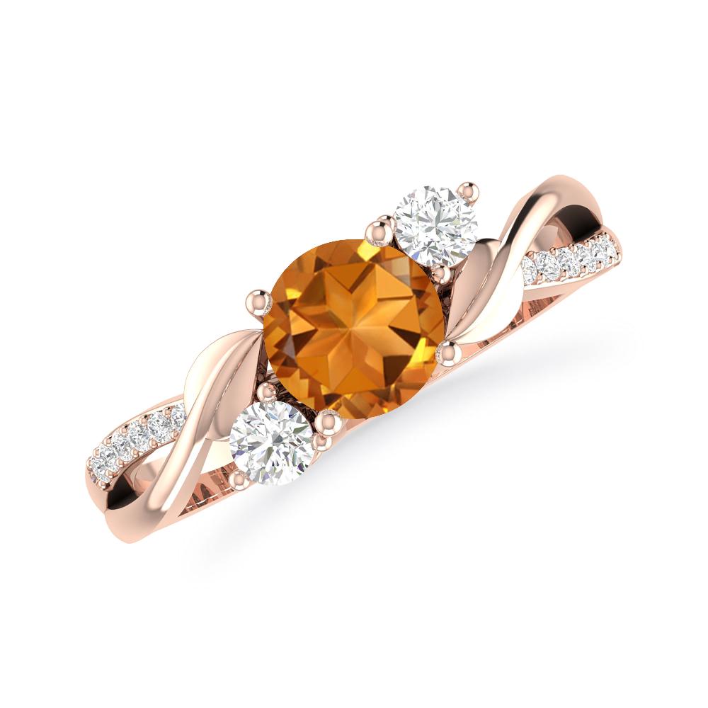 Rose Gold - Citrine