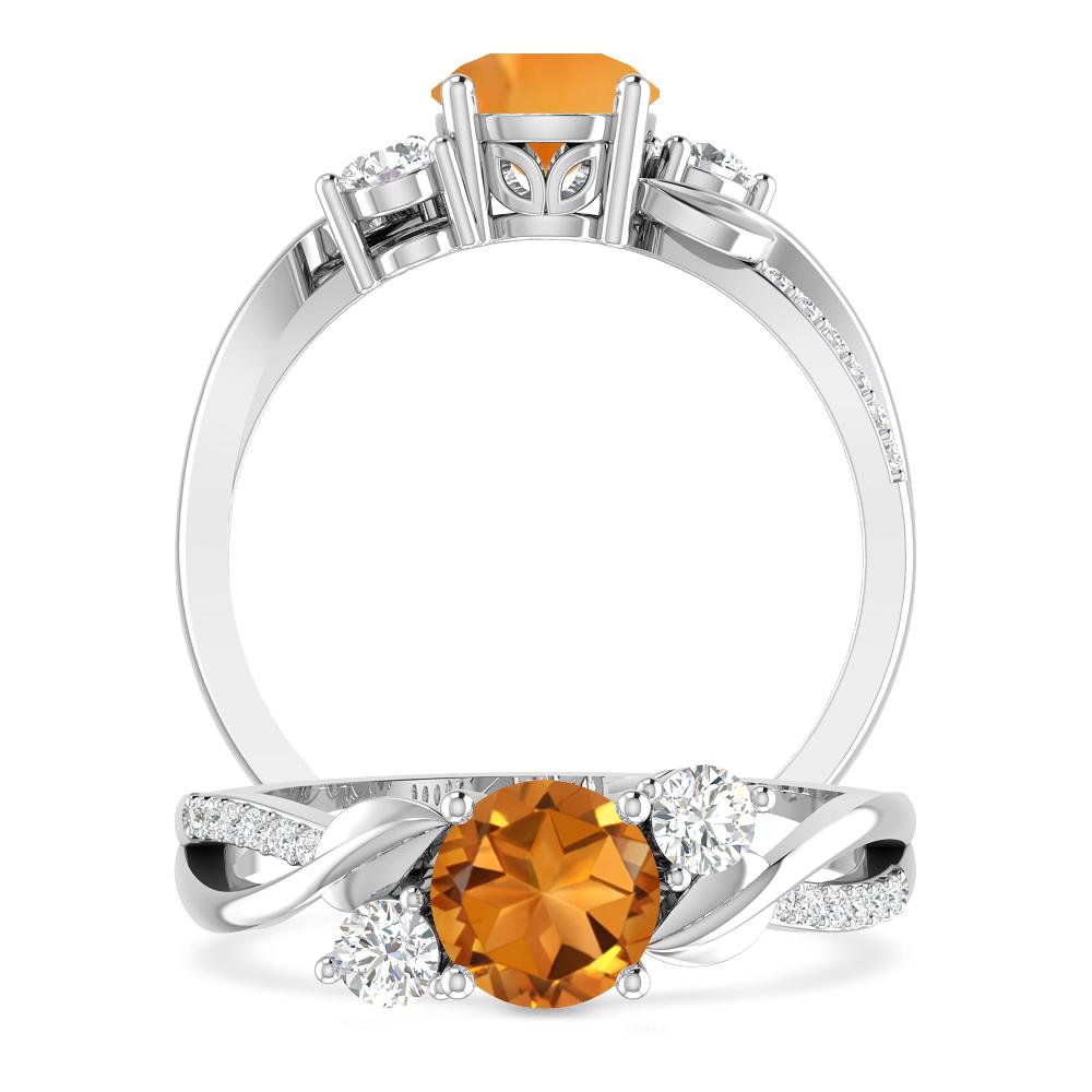 White Gold - Citrine