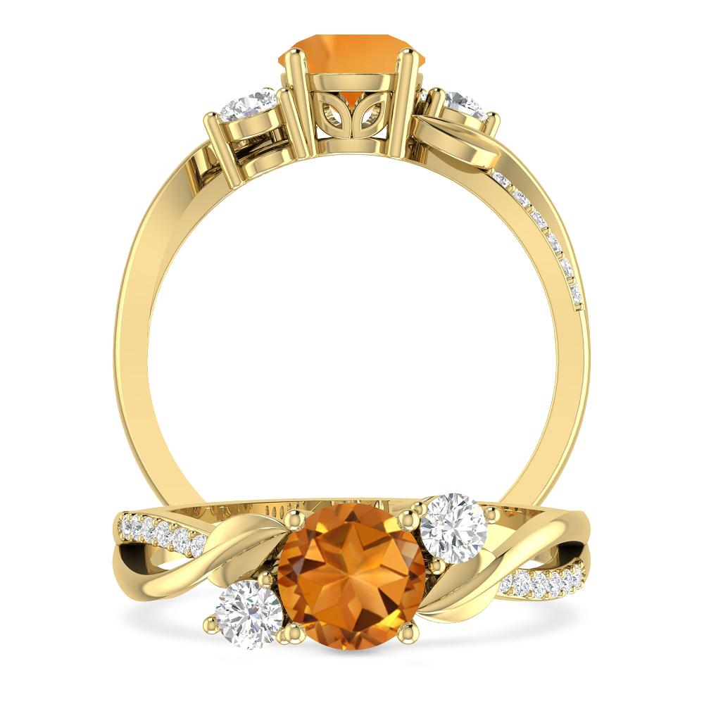 Yellow Gold - Citrine