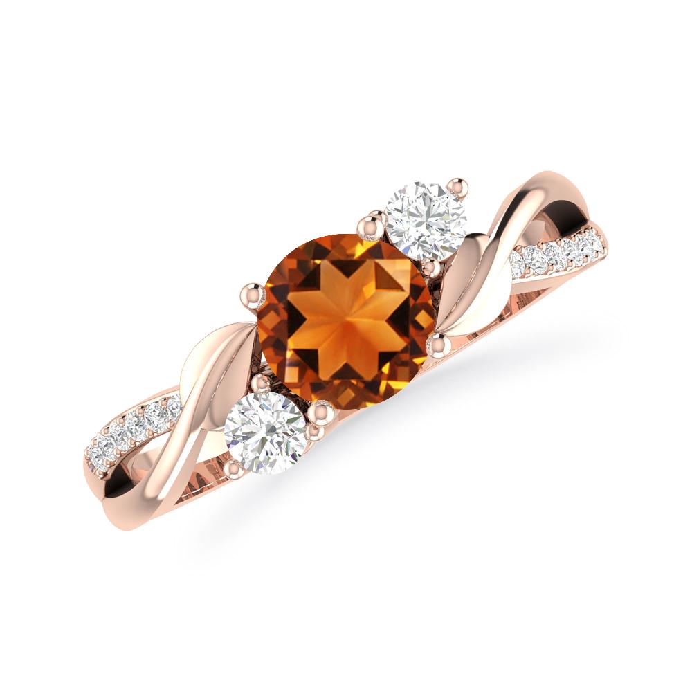 Rose Gold - Citrine