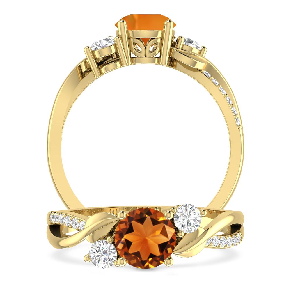 Yellow Gold - Citrine