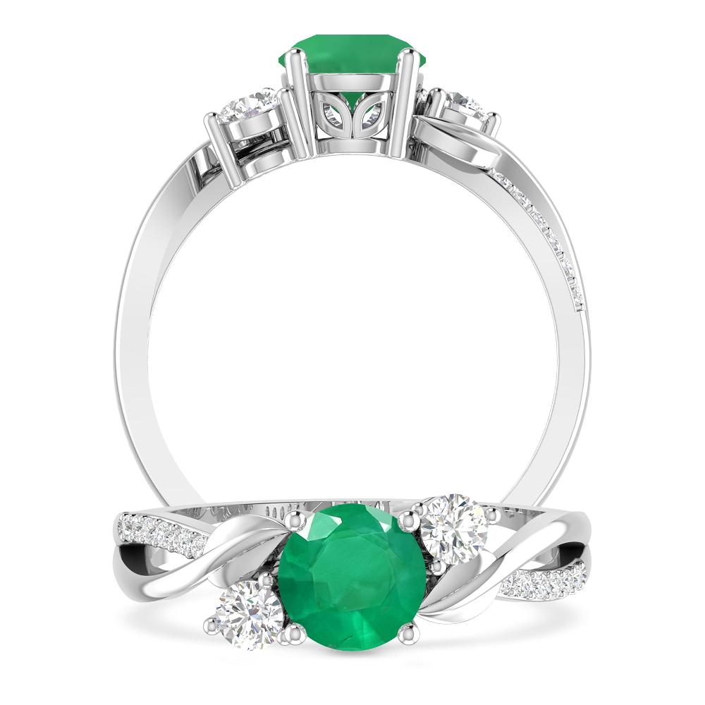 White Gold - Emerald