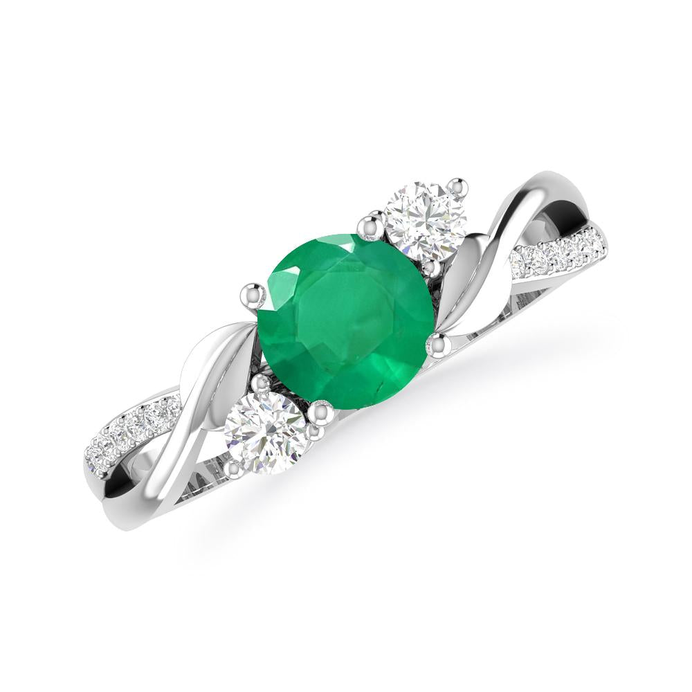 White Gold - Emerald