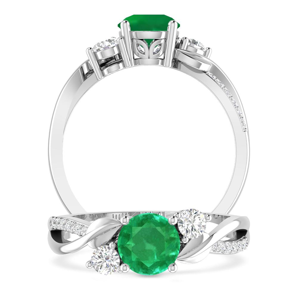 White Gold - Emerald