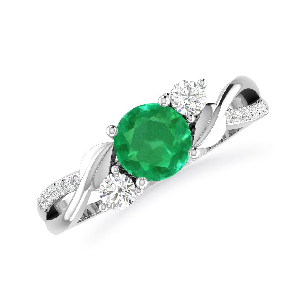 White Gold - Emerald