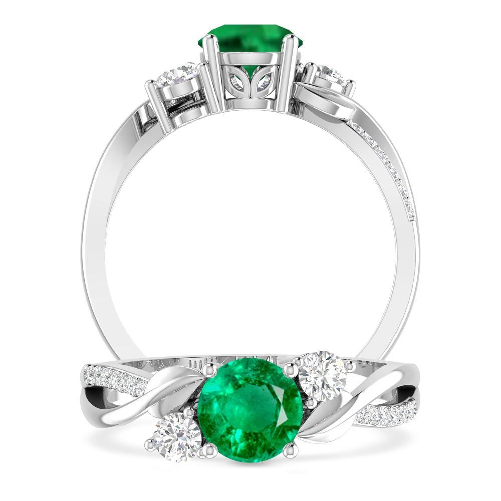 White Gold - Emerald