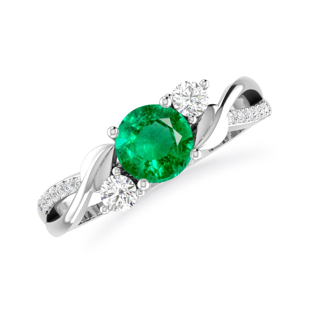 White Gold - Emerald