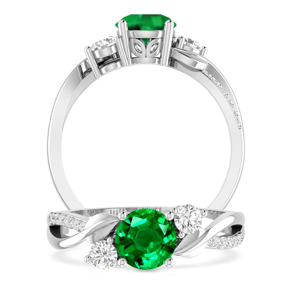 White Gold - Emerald