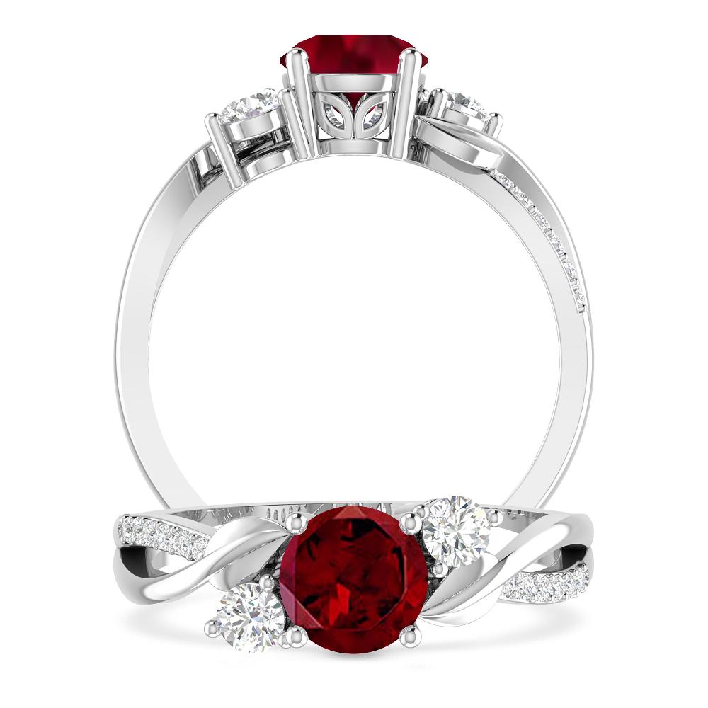 White Gold - Garnet