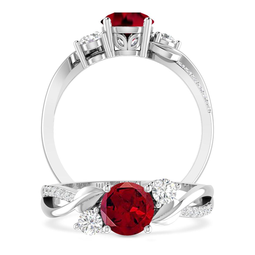 White Gold - Garnet