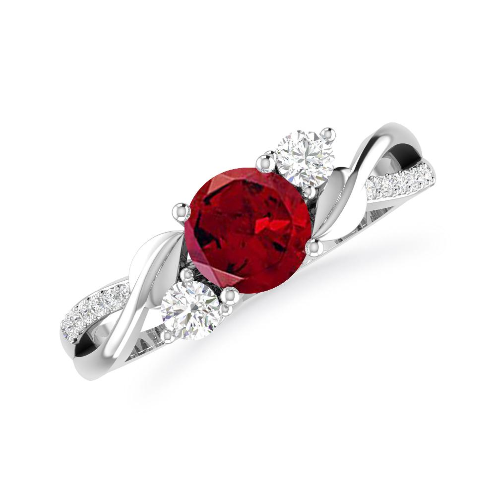 White Gold - Garnet