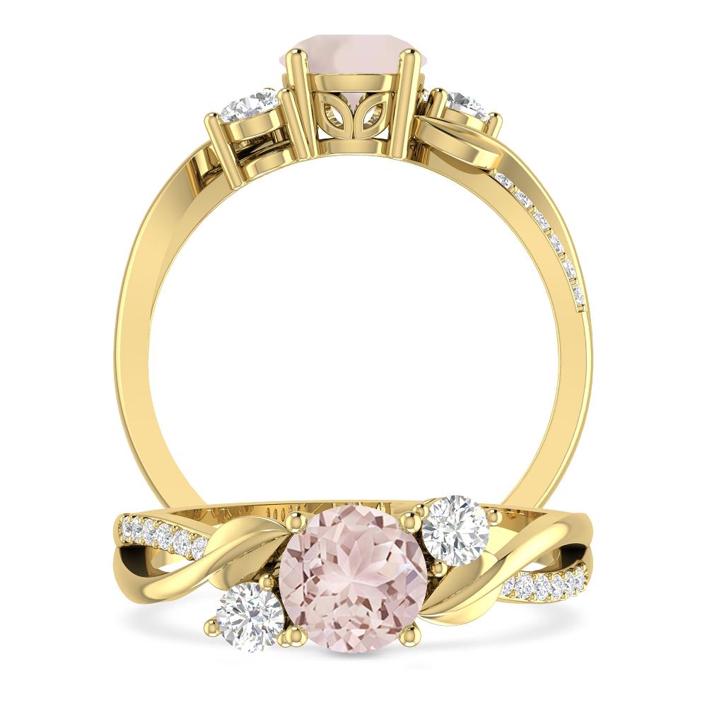 Yellow Gold - Morganite