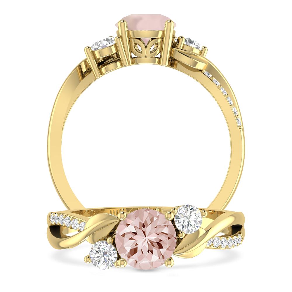 Yellow Gold - Morganite