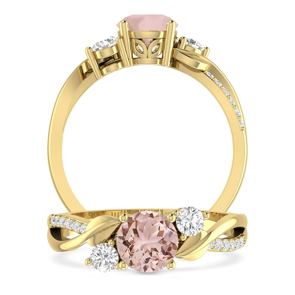 Yellow Gold - Morganite