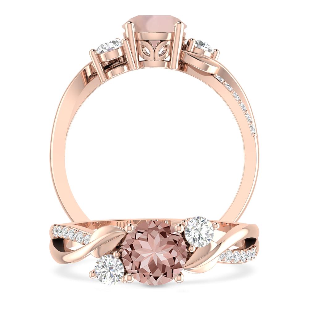 Rose Gold - Morganite