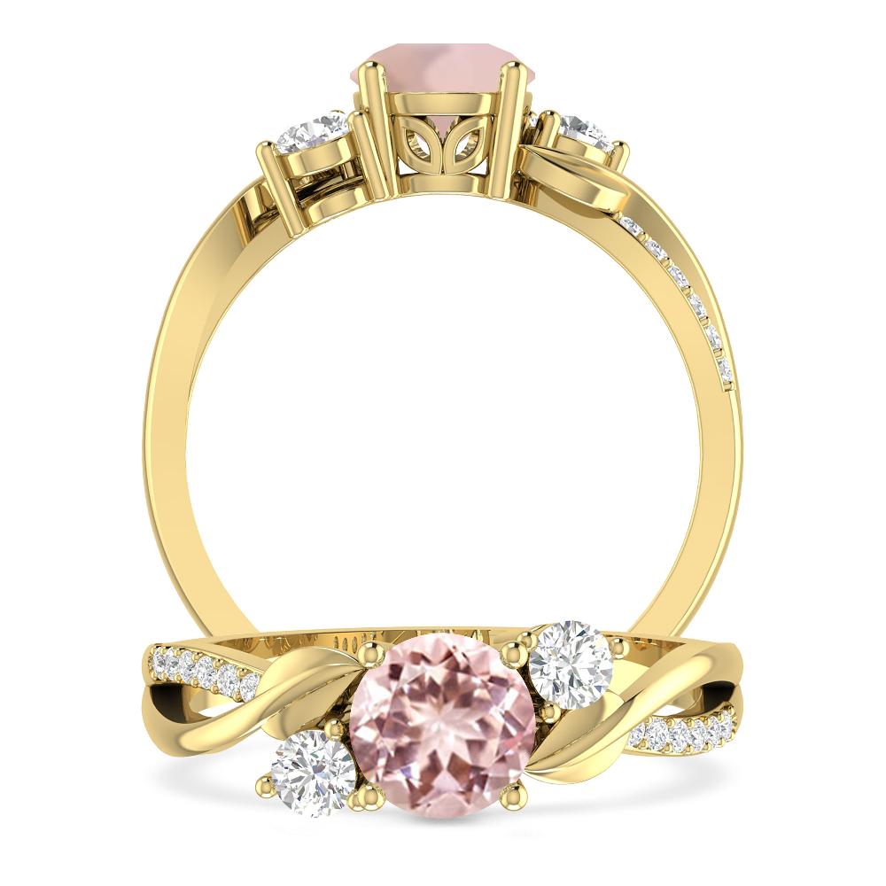 Yellow Gold - Morganite