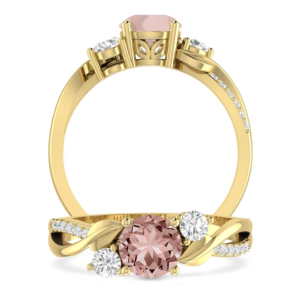 Yellow Gold - Morganite