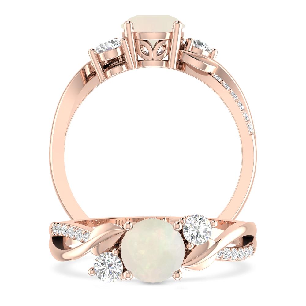 Rose Gold - Opal