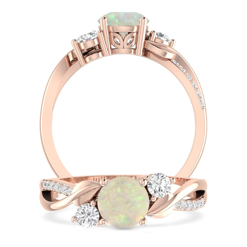 Rose Gold - Opal