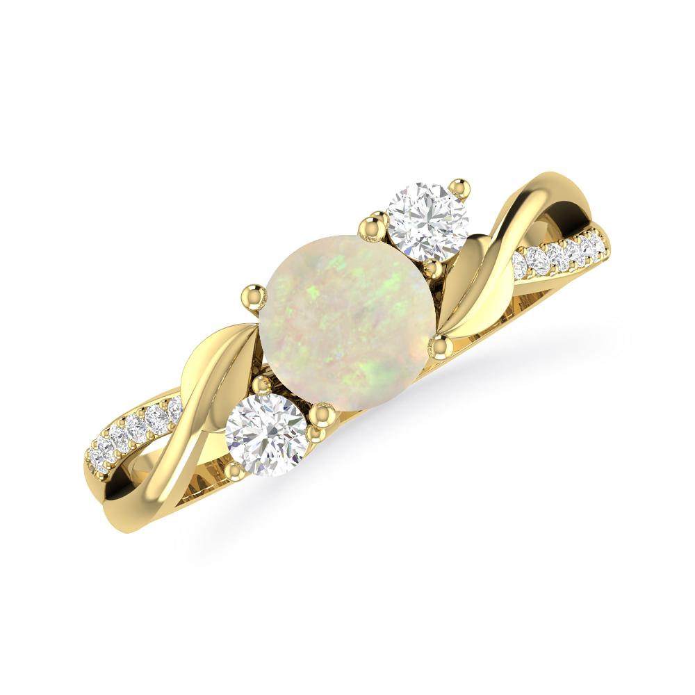 Yellow Gold - Opal