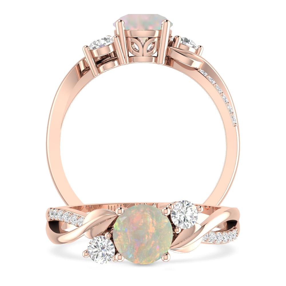 Rose Gold - Opal